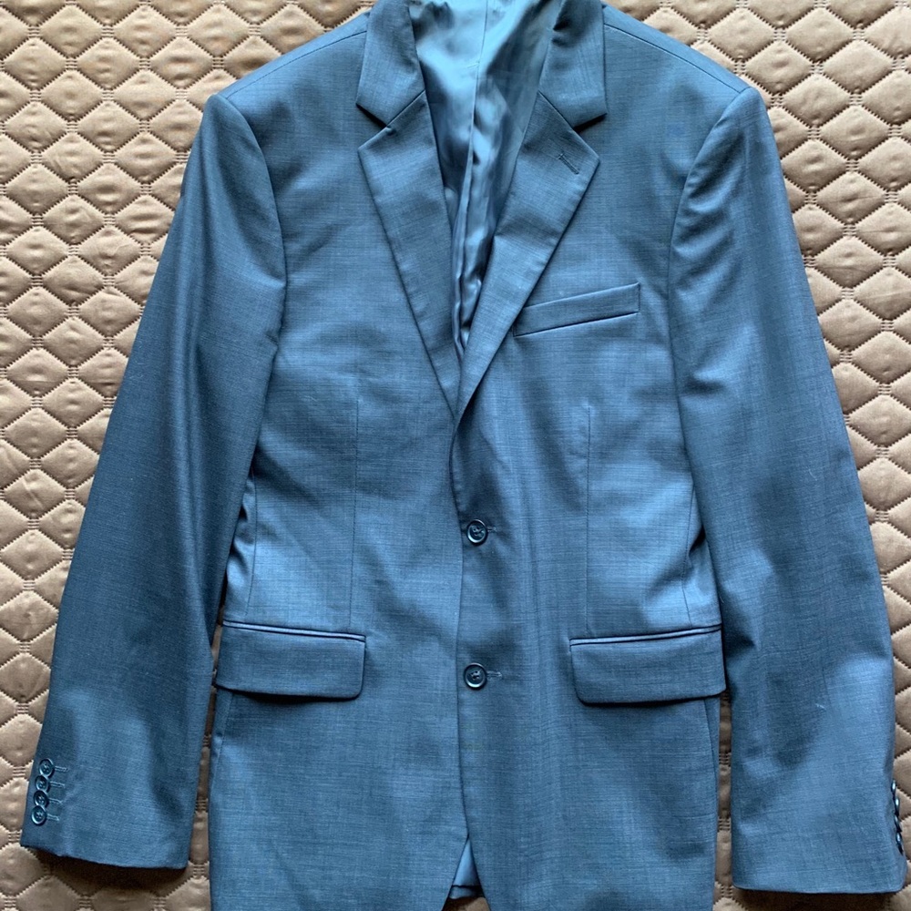 Express Charcoal Grey 3-Piece Suit